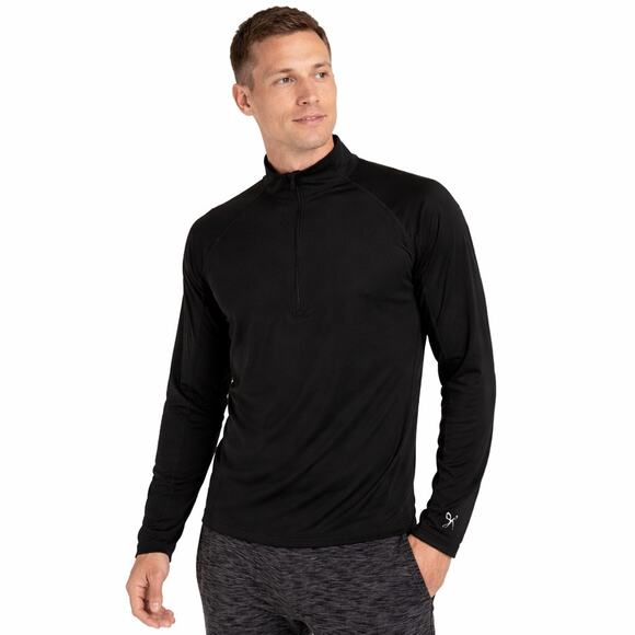 NWT Spyder Men’s ¼ Zip Baselayer Black M